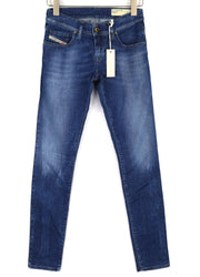 DIESEL Grupee 0836X Womens Jeans W25/L32 Super Slim  Skinny Blue Stretchy