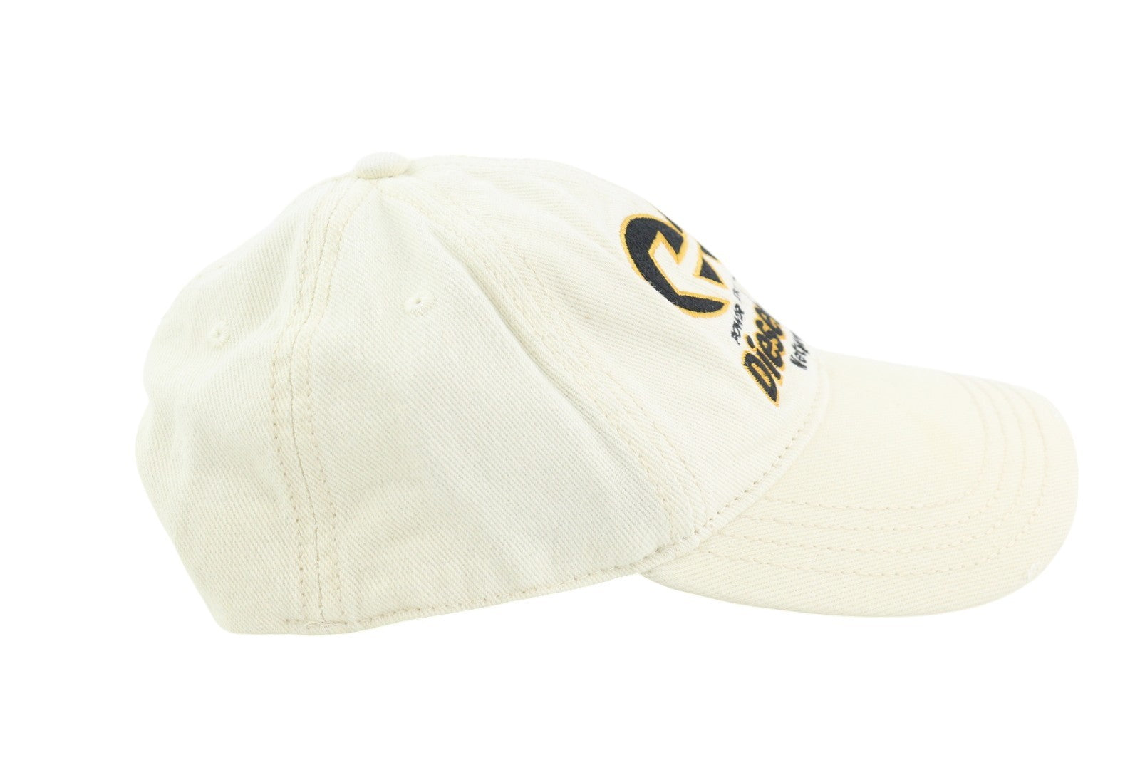 DIESEL C-Syom Men Cap OS White Baseball Embroidered Light Cotton Casual Unisex