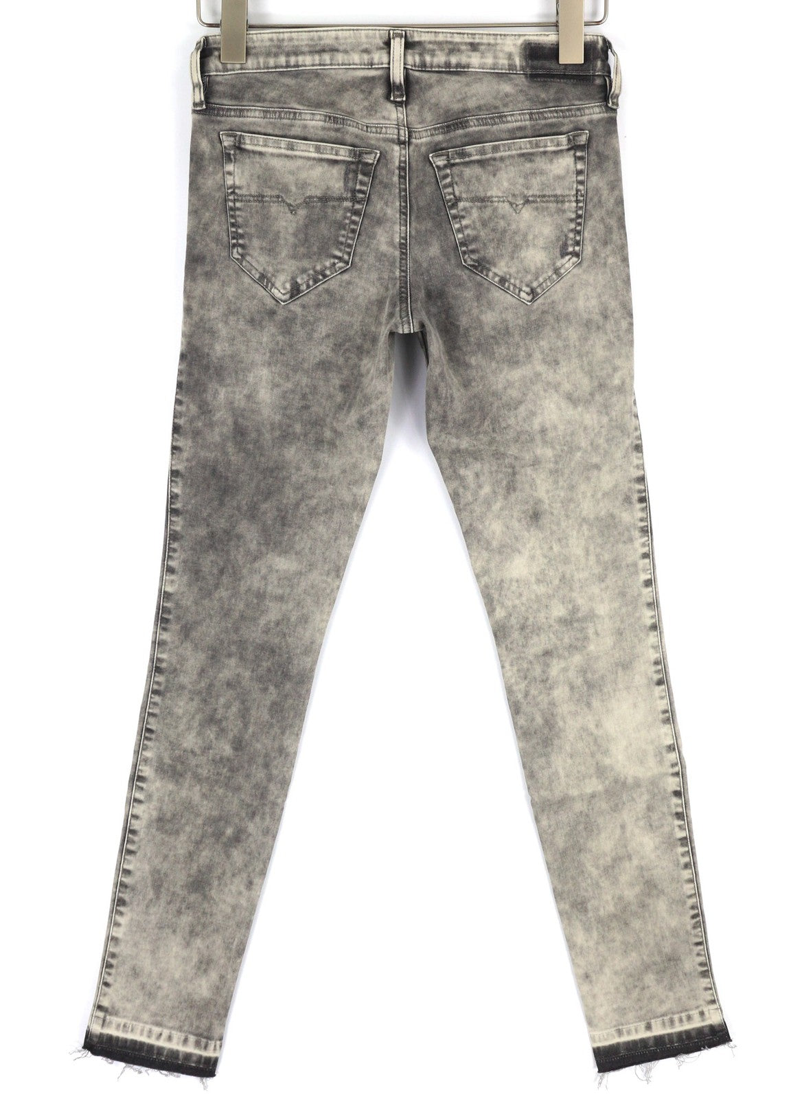 DIESEL Skinzee Low-C 0679S Womens Jeans W28/L32 Slim Skinny Grey Stretch RRP€200