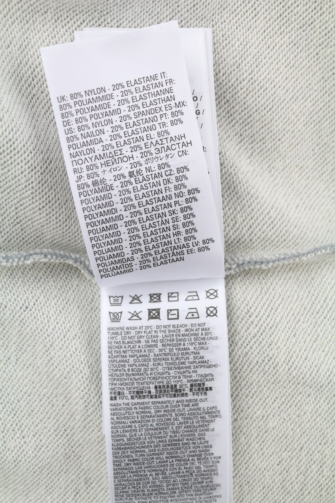 DIESEL Amst-Coarll-Wt24 Men Hoodie L Sport 55DSL Half Zip Melange Grey RRP€175