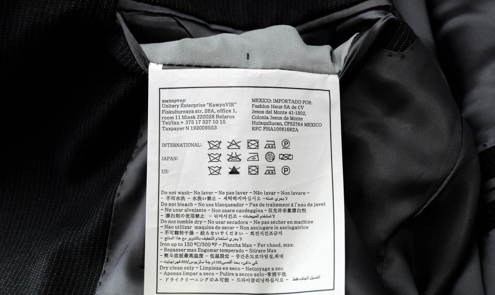 SUITSUPPLY Napoli Men Blazer UK38R Wool Super 110's Striped Grey Suit Jacket