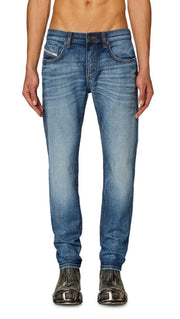 DIESEL 2019 D-Strukt 0DQAE Men Jeans W33/L34 Slim  Zip Fly Fade Effect RRP€175