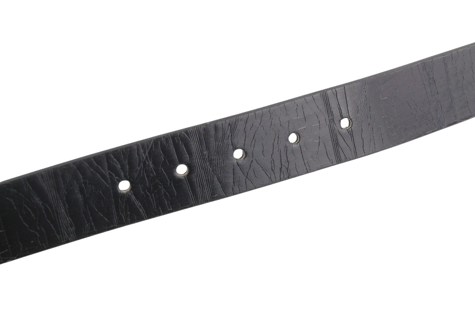 DIESEL B-Photo Men Belt 95 CM Black Leather Reversible Buckle Closure Casual