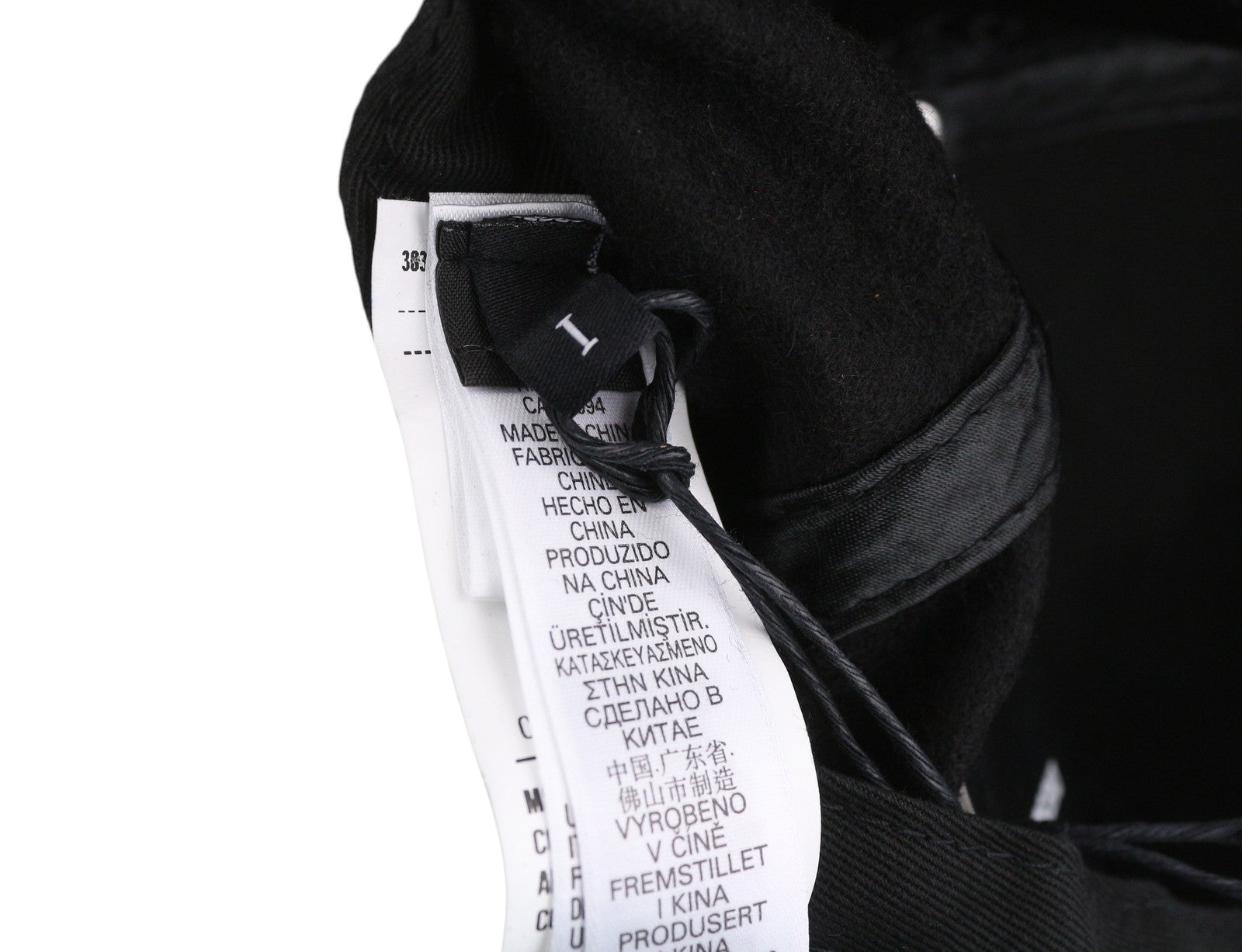 DIESEL C-Vintery Men's Cap OS Black Snapback Wool Blend Embroidered Dark Unisex