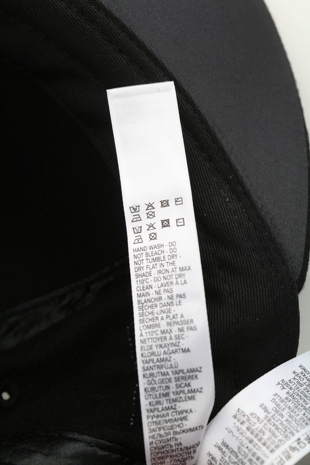 DIESEL C-Vintery Men's Cap OS Black Snapback Wool Blend Embroidered Dark Unisex