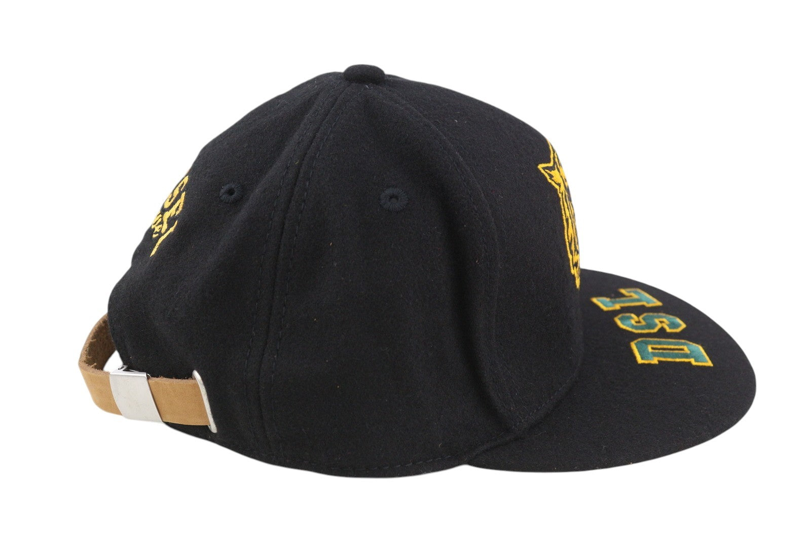 DIESEL C-Vintery Men's Cap OS Black Snapback Wool Blend Embroidered Dark Unisex