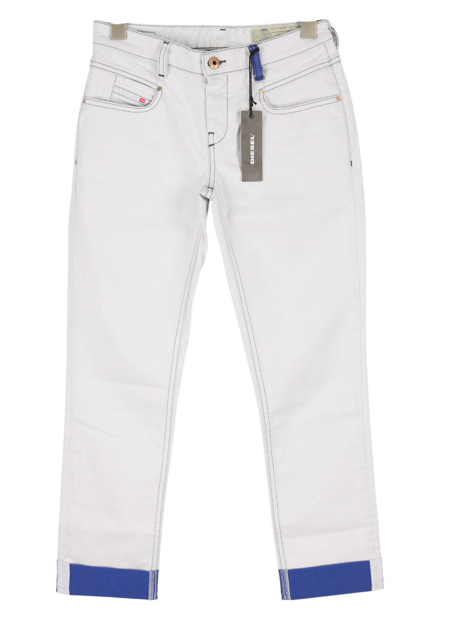 DIESEL Belthy Ankle-C1 0682M Womens Jeans W23/L32 Slim Straight Blue Stretchy