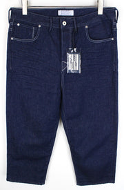 SCOTCH &amp; SODA Ams Blauw vyriški laisvo kirpimo mėlyni džinsai su 5 kišenėmis ir sagomis 