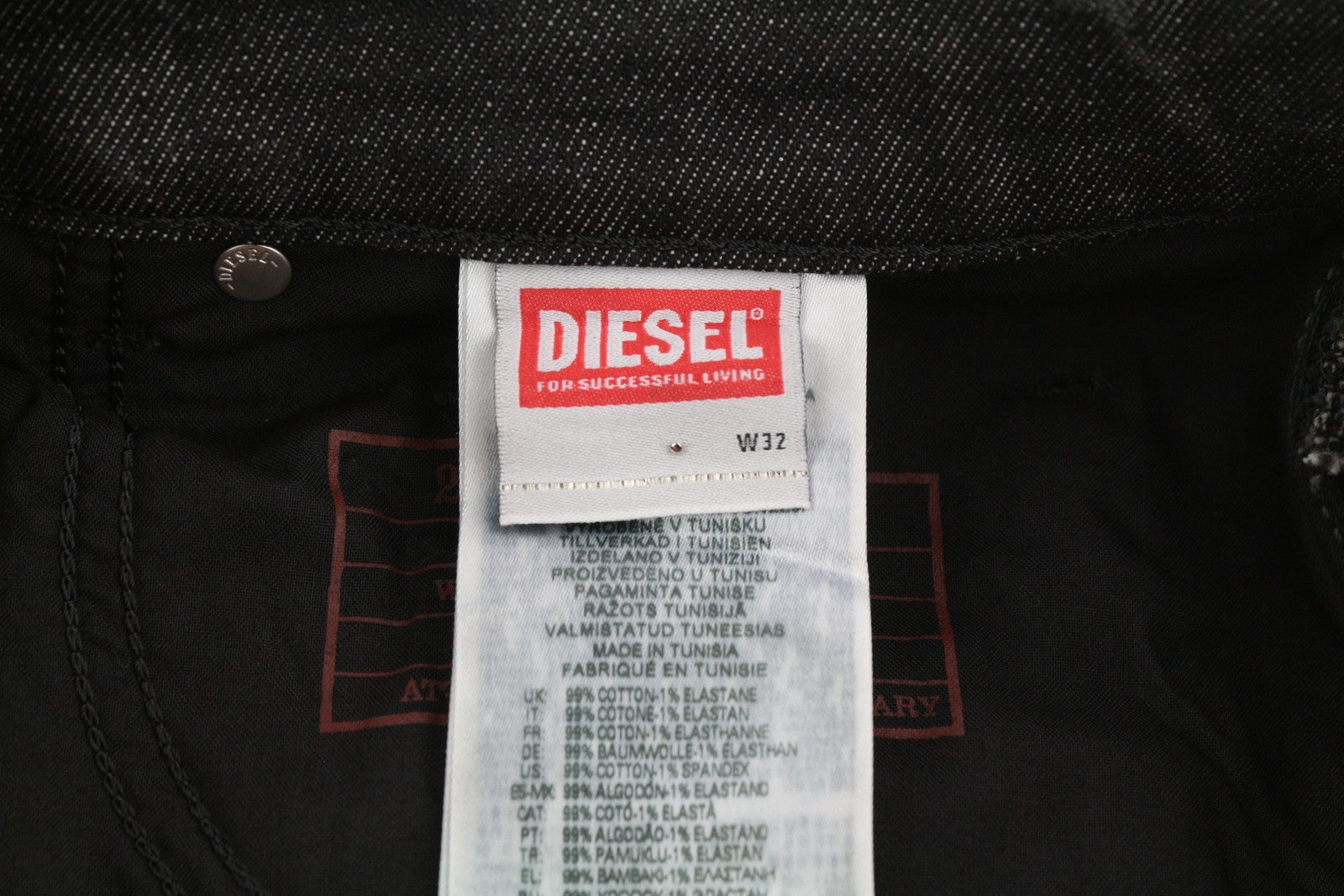 DIESEL 2019 D-Strukt 09H51 Men Jeans W32/L32 Slim  Distress Washed RRP€250