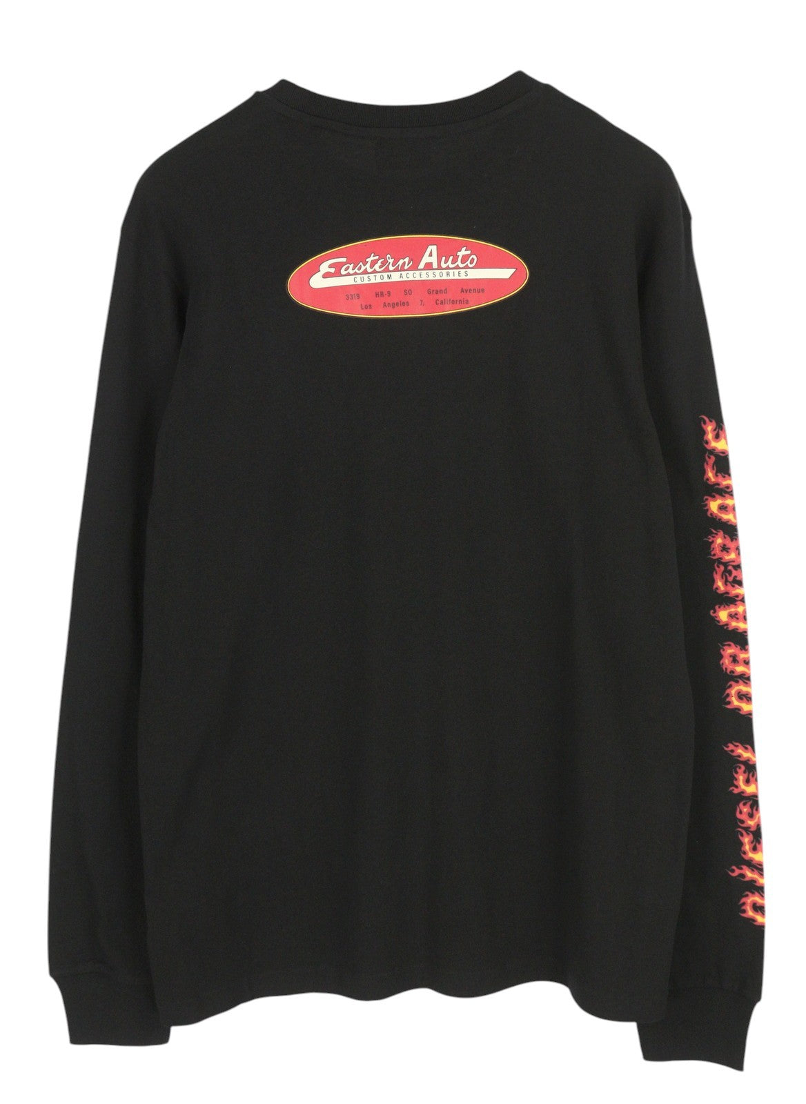 DIESEL T-Just-LS-C3 Men T-Shirt XL Black Cotton Crew Neck Long Sleeve RRP€70