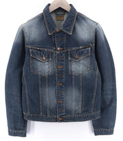 Nudie Jeans Billy Blue Friend Men Jacket M Unlined Denim  Neck Organic