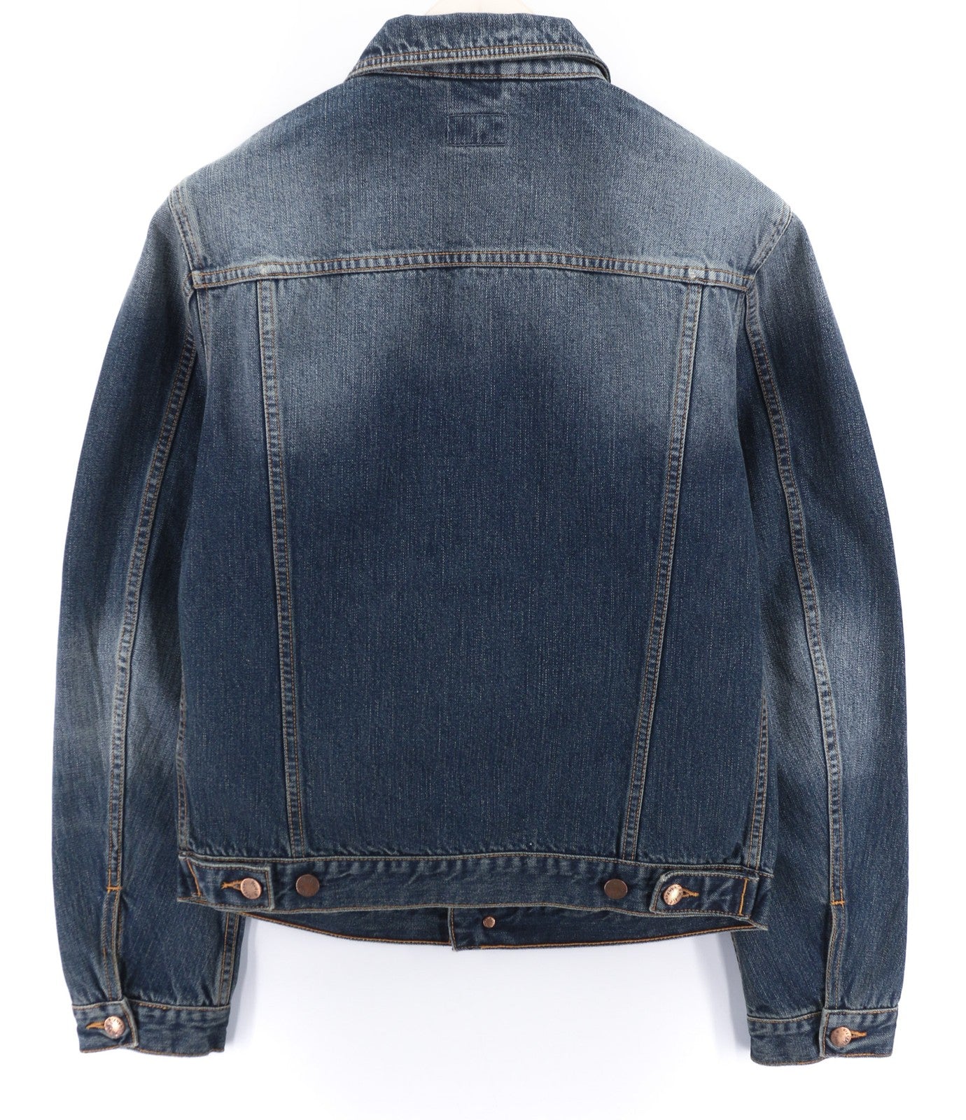 Nudie Jeans Billy Blue Friend Men Jacket M Unlined Denim  Neck Organic