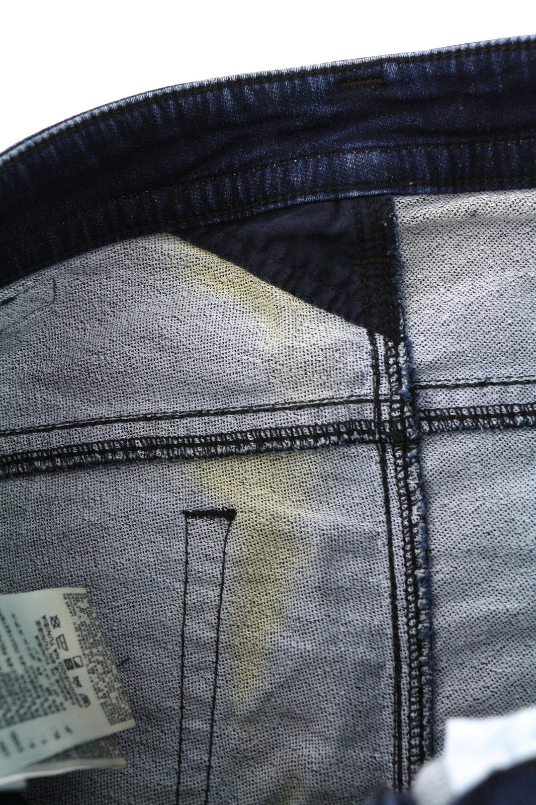 DIESEL Thavar-NE 0607U Mens Jeans W28 Sweat Jogg Slim Dark Blue Stretchy Ripped