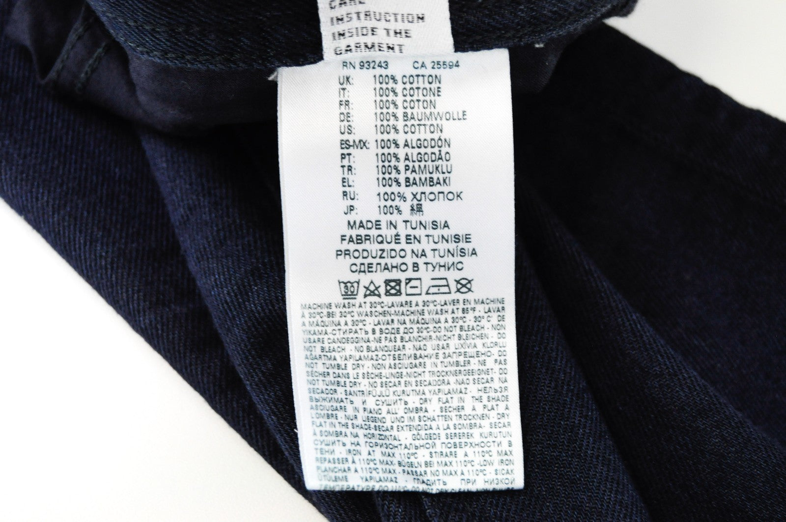 DIESEL Dagh-XP 084ZF Men Jeans W34/L32 Regular Fit Straight Dark Blue Cotton