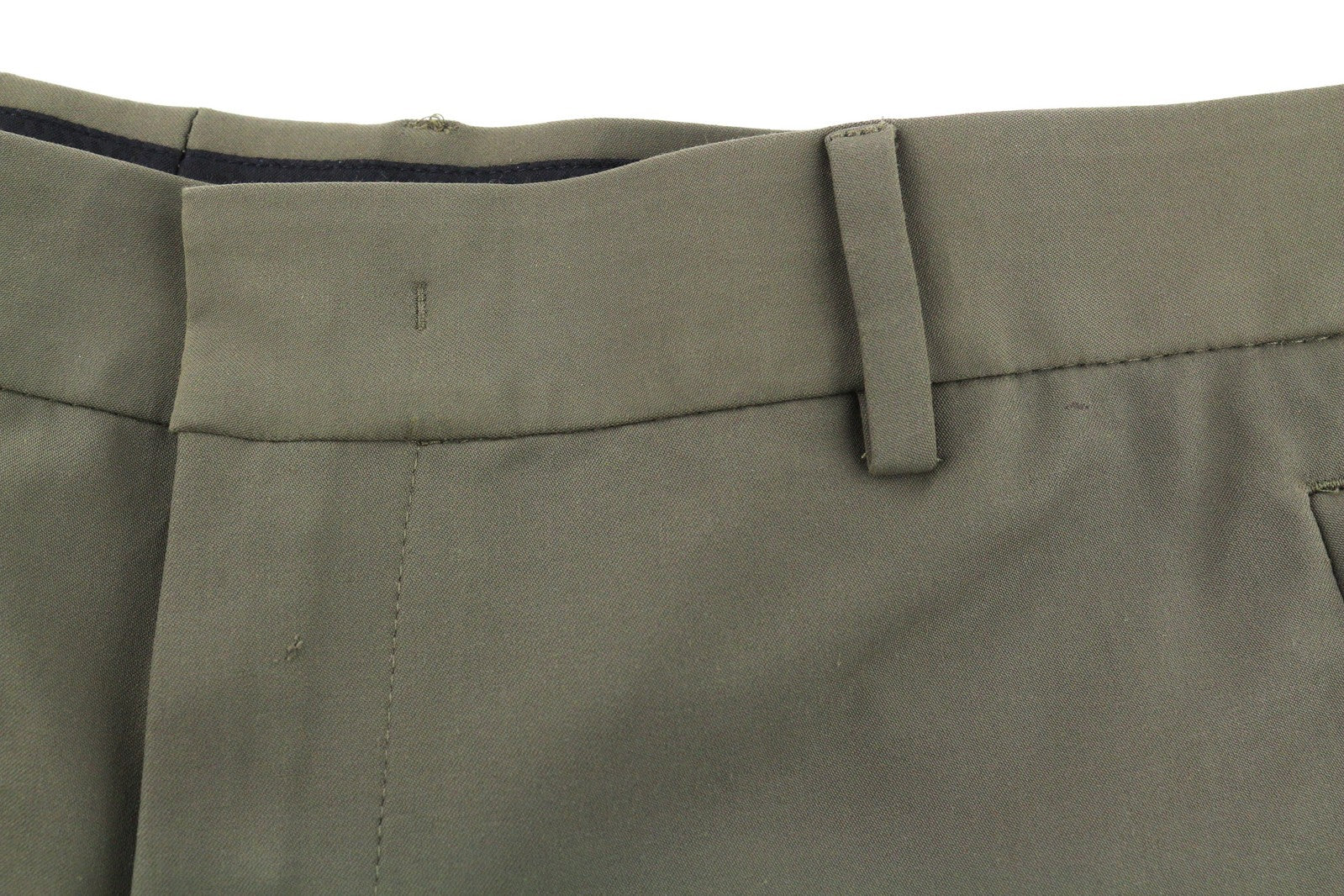 PT TORINO Gamma Men Trousers 50 W35 Khaki Stretch Zipper Pockets Slim Fit Cargo