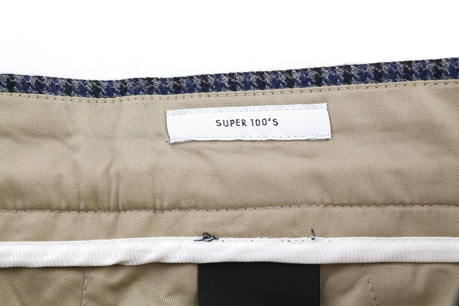 PT TORINO Men Trousers 54 W39 Rebel Blue Grey Patterned Pure Wool Pleated Dress