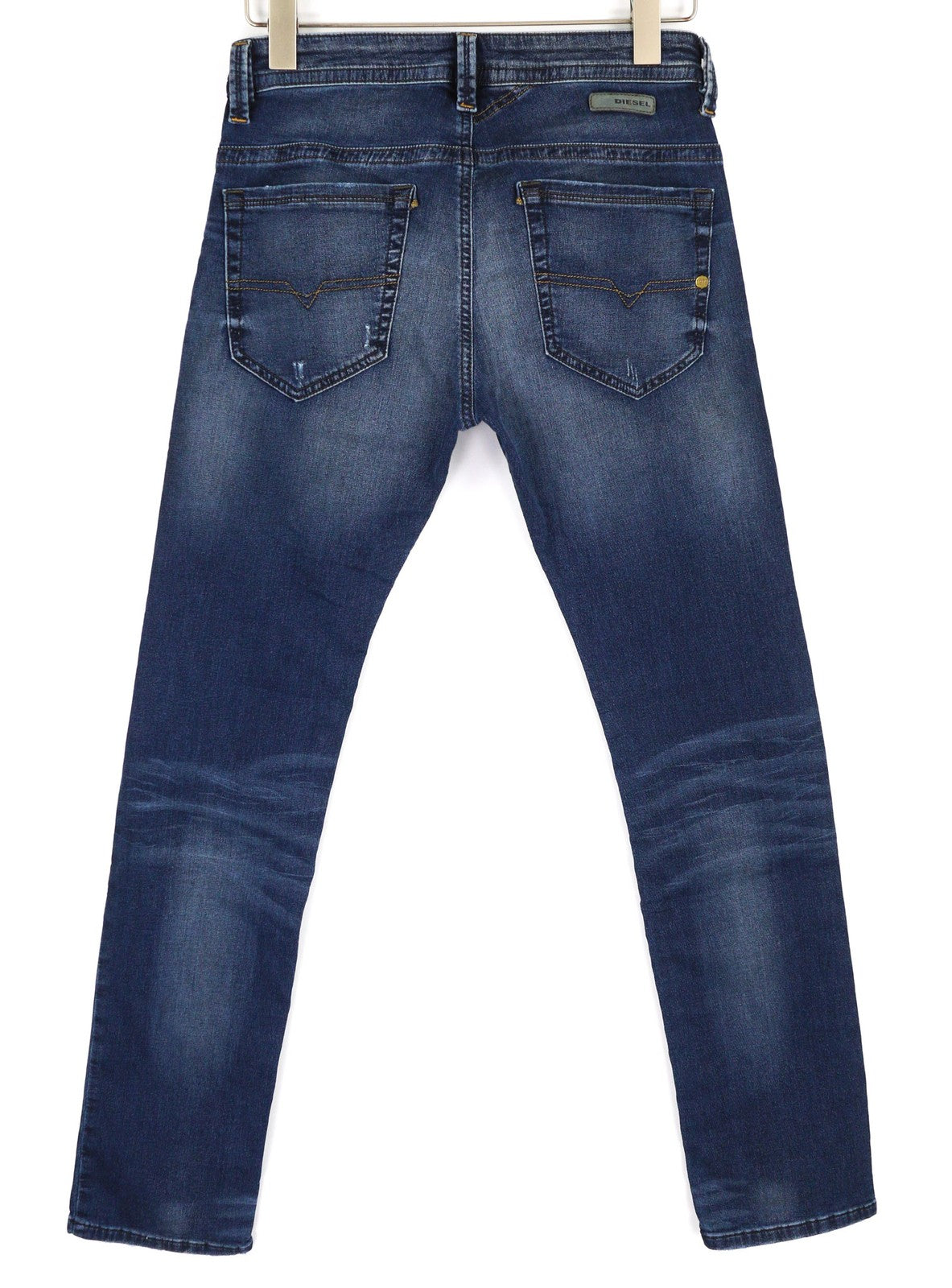 DIESEL Thavar-NE 0662L Men Jeans W28 Sweat Jogg Slim  Blue Stretchy Distressed