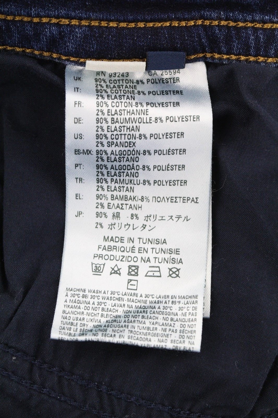 DIESEL Thavar-NE 0662L Men Jeans W28 Sweat Jogg Slim  Blue Stretchy Distressed