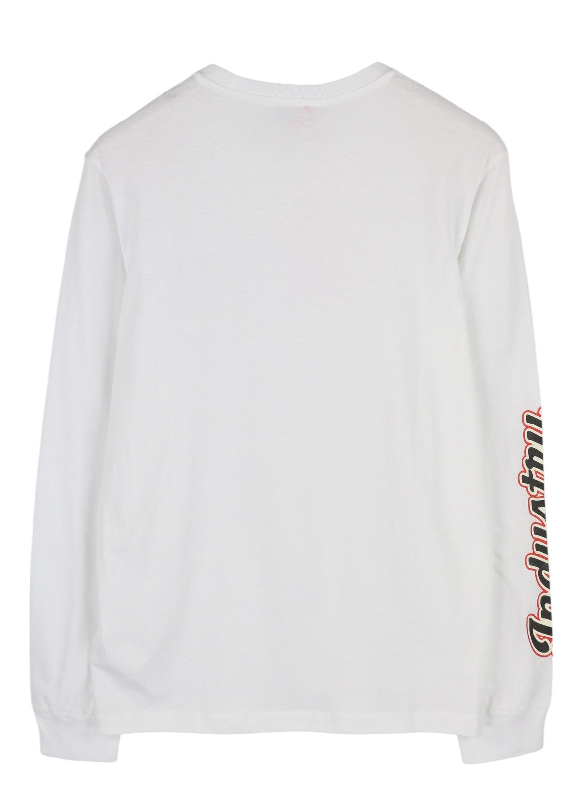 DIESEL T-Diegos-LS-K27 Men T-Shirt M White Cotton Long Sleeve Crew Neck Tricot