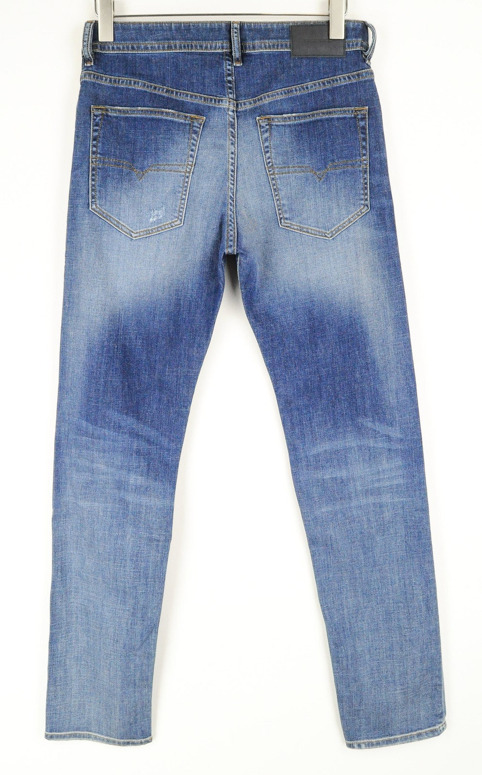 DIESEL Buster R4TW8 Men Jeans W30/L32 Slim Tapered Blue Stretch Wash Jeans