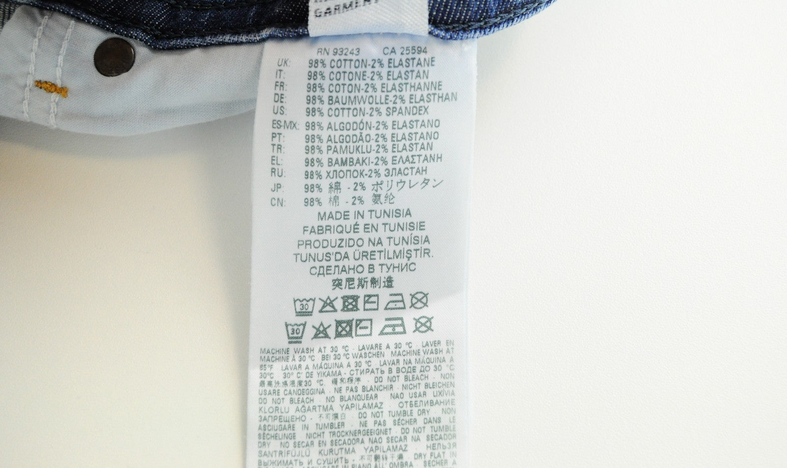 DIESEL Buster R4TW8 Men Jeans W30/L32 Slim Tapered Blue Stretch Wash Jeans