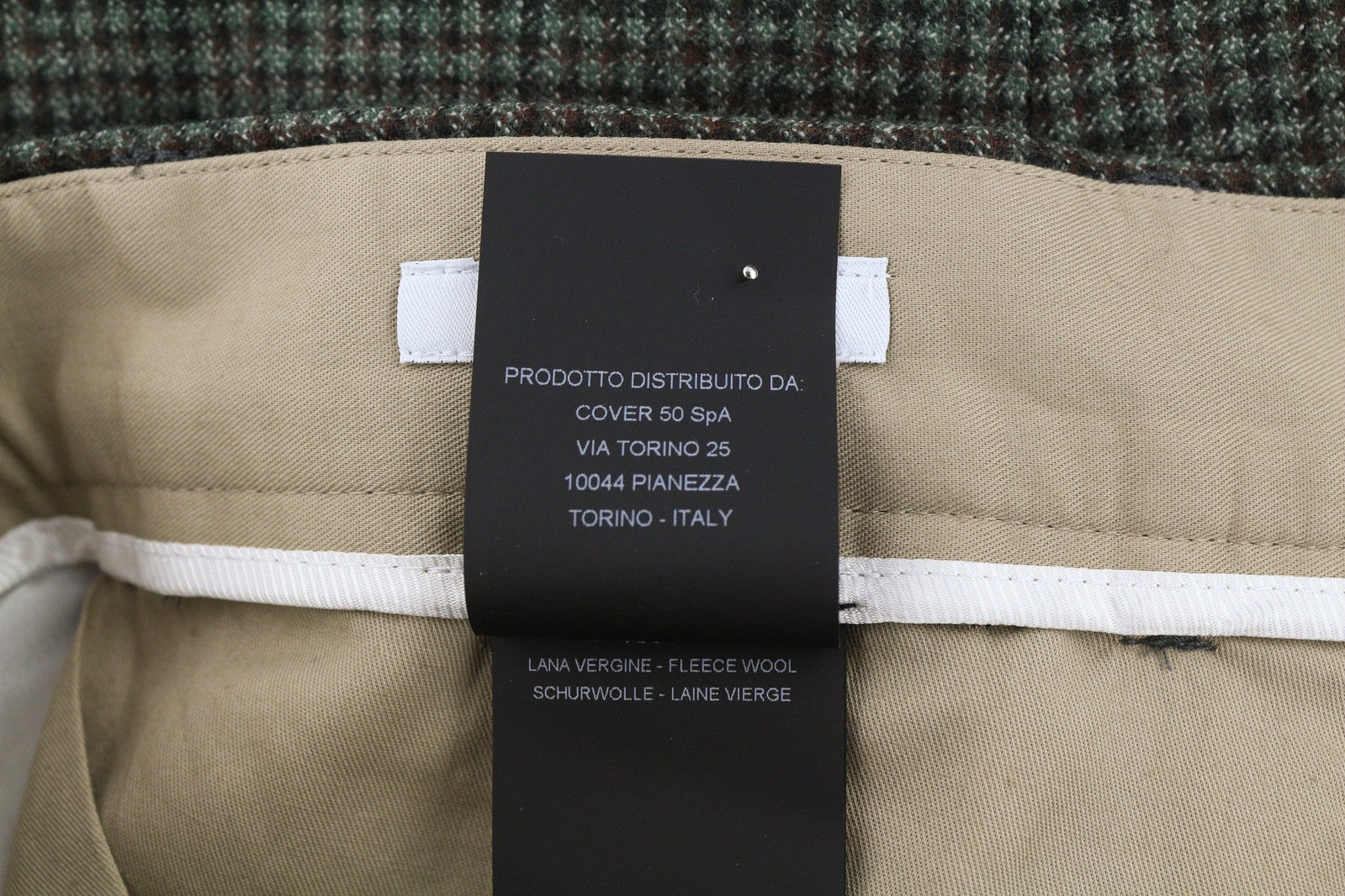 PT TORINO Men Trousers 48 W34 Soft Pure Wool Grey Patterned Pleated Dress