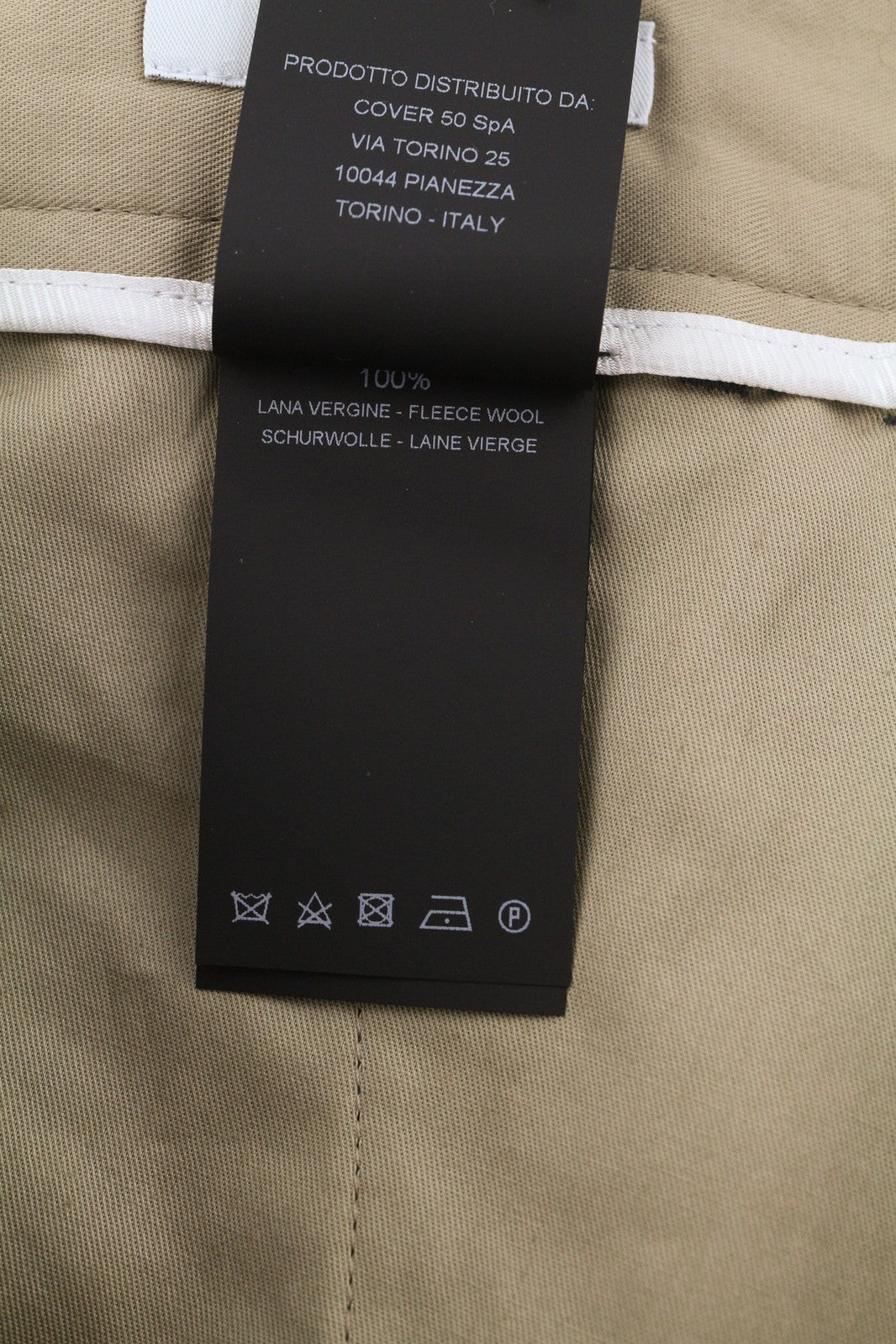 PT TORINO Men Trousers 48 W34 Soft Pure Wool Grey Patterned Pleated Dress