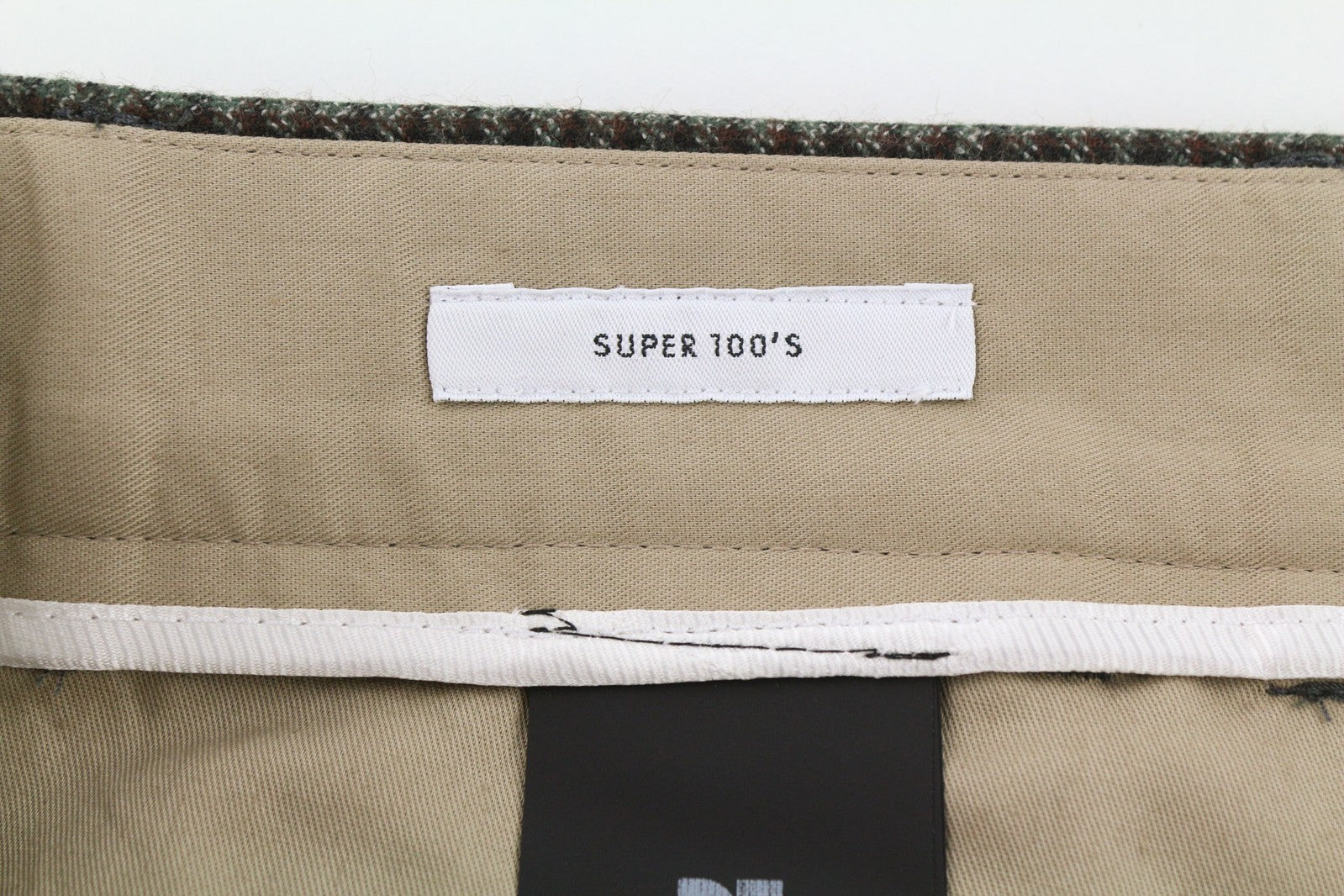 PT TORINO Men Trousers 48 W34 Soft Pure Wool Grey Patterned Pleated Dress