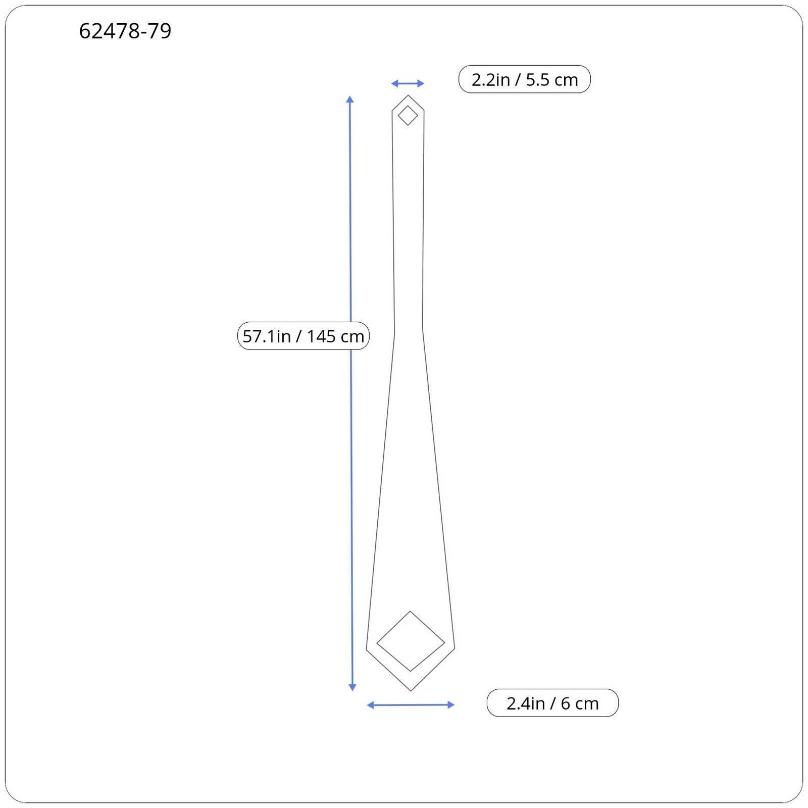 SUITSUPPLY Men's Tie ~145 x 6 cm Pure Merino Wool Square-End Knitted Brown