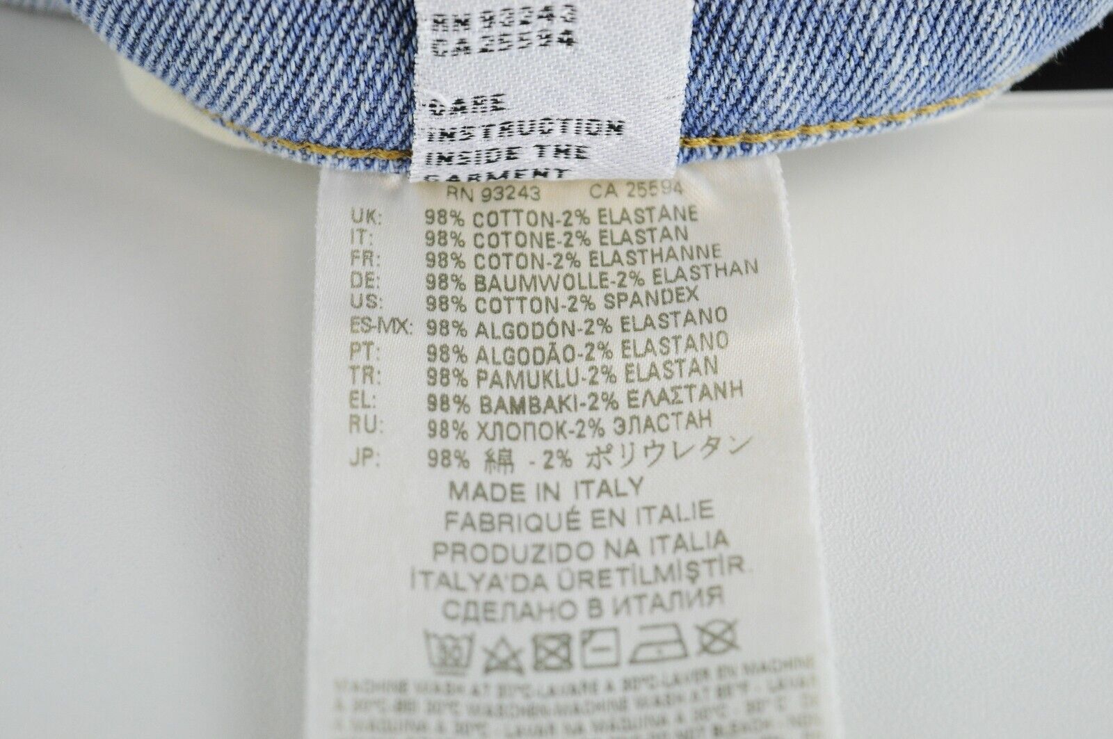 DIESEL D-Eetar 081AK Mens Jeans W34/L32 Stretchy Blue Aged Ripped Carrot