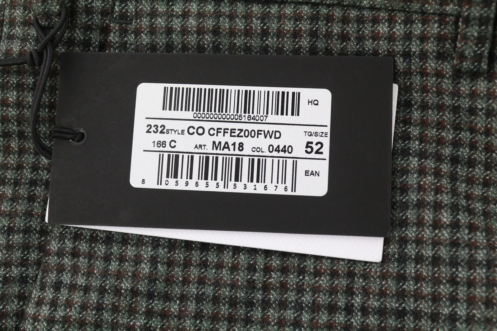 PT TORINO Men Trousers 52 W37 Freedom Grey Brown Patterned Pure Wool Pleated