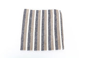 SUITSUPPLY Men's Pocket Square 33 x 33 cm Striped Handkerchief Silk Cotton Blend