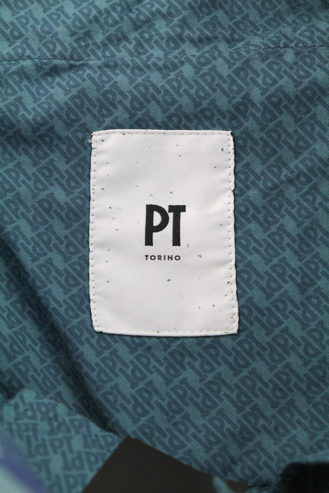 PT TORINO Men Trousers 44 W28 Skinny  Cotton Stretchy Blue Dress Pleated Front