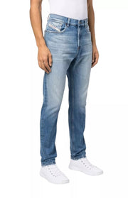 DIESEL 2005 D-Fining 09E85 Men Jeans W34/L30 Regular Tapered Washed Blue RRP€295