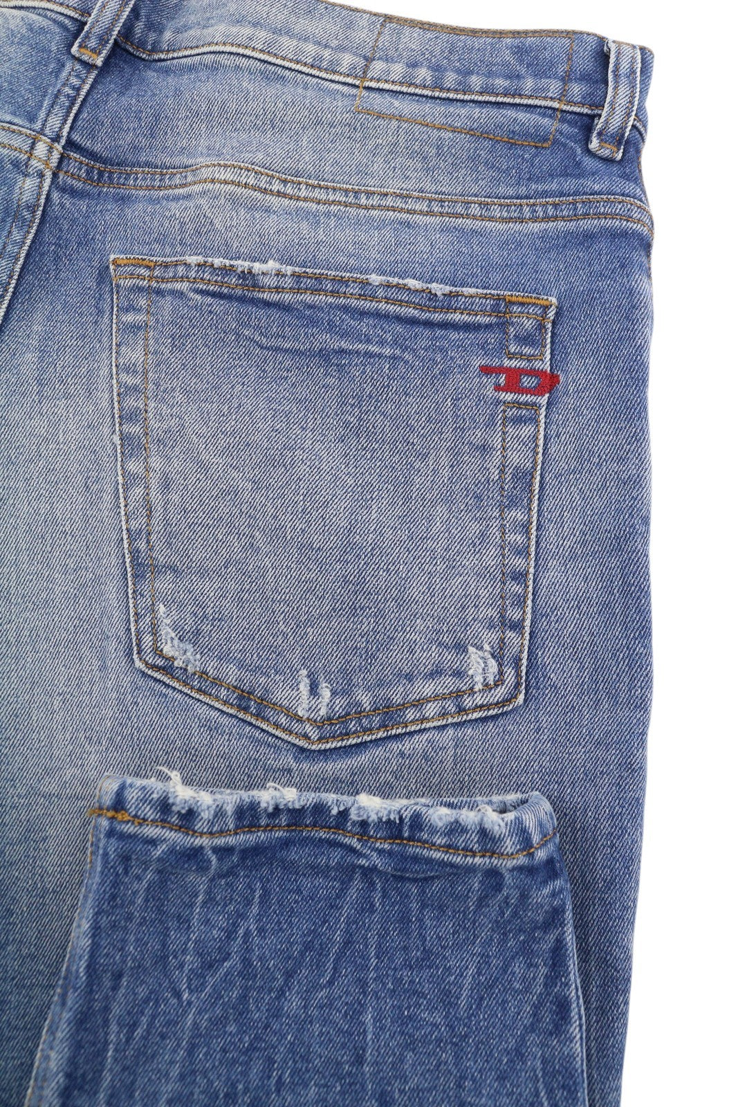 DIESEL 2005 D-Fining 09E85 Men Jeans W34/L30 Regular Tapered Washed Blue RRP€295