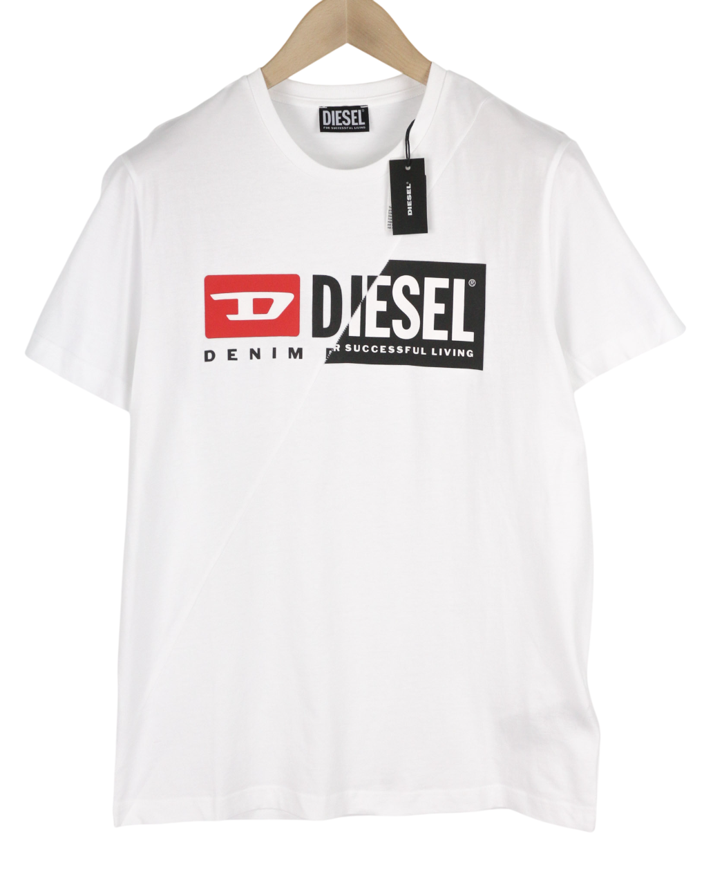 DIESEL T-Diego-Cuty Mens T-Shirt L Short Sleeve Crew Collar  Tricot Casual