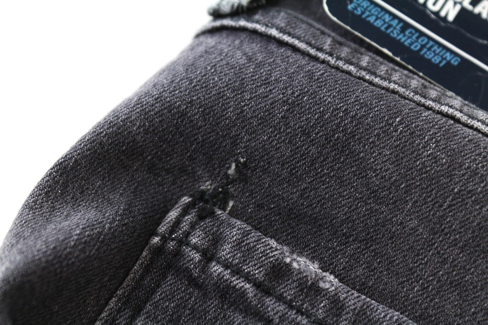 REPLAY Anbass Men's Jeans W29/L34 Slim Fitted Aged Grey Denim Casual Look