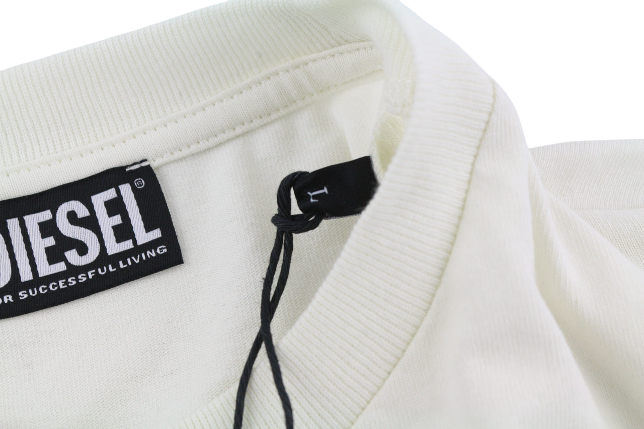 DIESEL T-Just-B67 Mens T-Shirt L Short Sleeve Crew Collar  Tricot