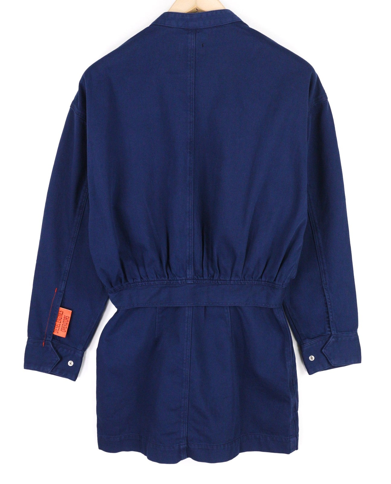 DIESEL De-Angelica-SP Womens Dress L Long Sleeve Full Zip Pockets Denim RRP€295