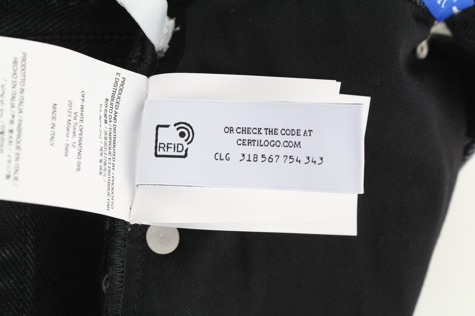 OFF-WHITE Men Jeans 31 Zip Detailed Skate Vintage Black Buttoned RRP€550