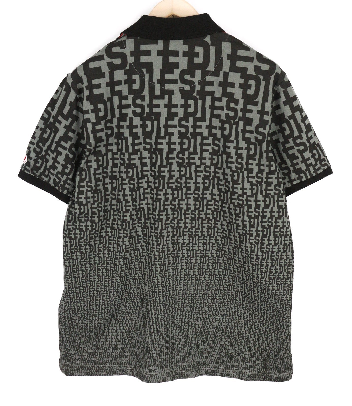 DIESEL T-Smith-Mon Polo Mens T-Shirt XL Short Sleeve Cotton Black RRP€150