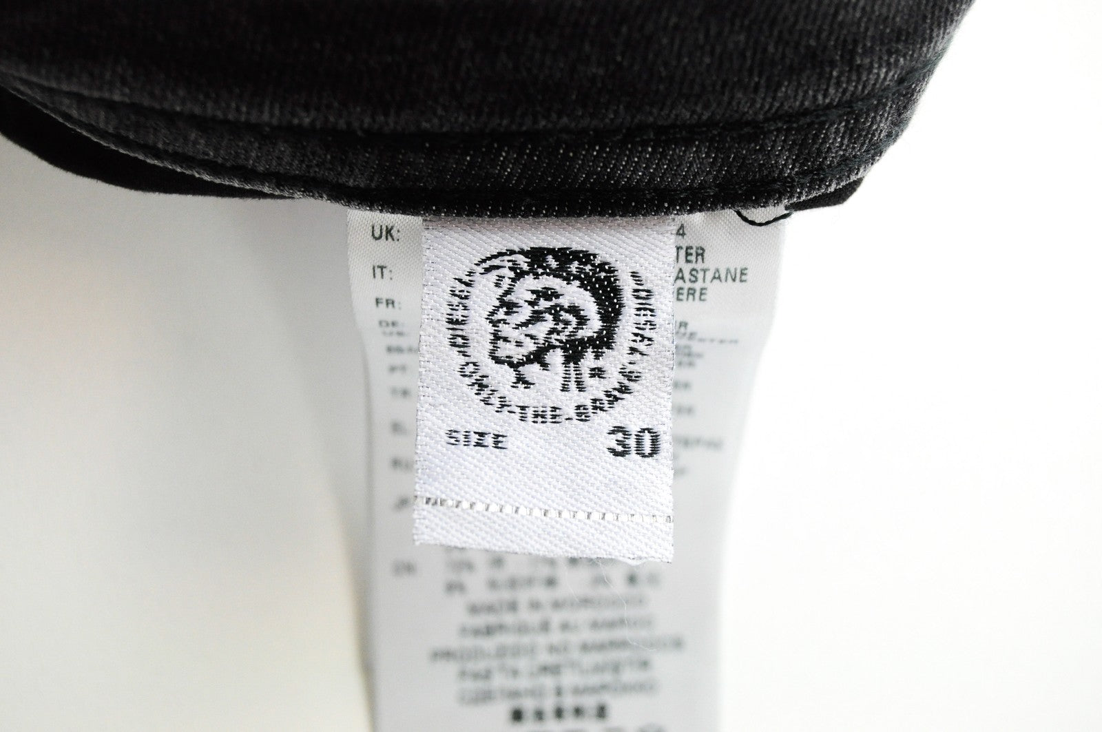 DIESEL Thommer R266U Men Jeans W30/L32 Slim Skinny Fit Grey Washed Jeans