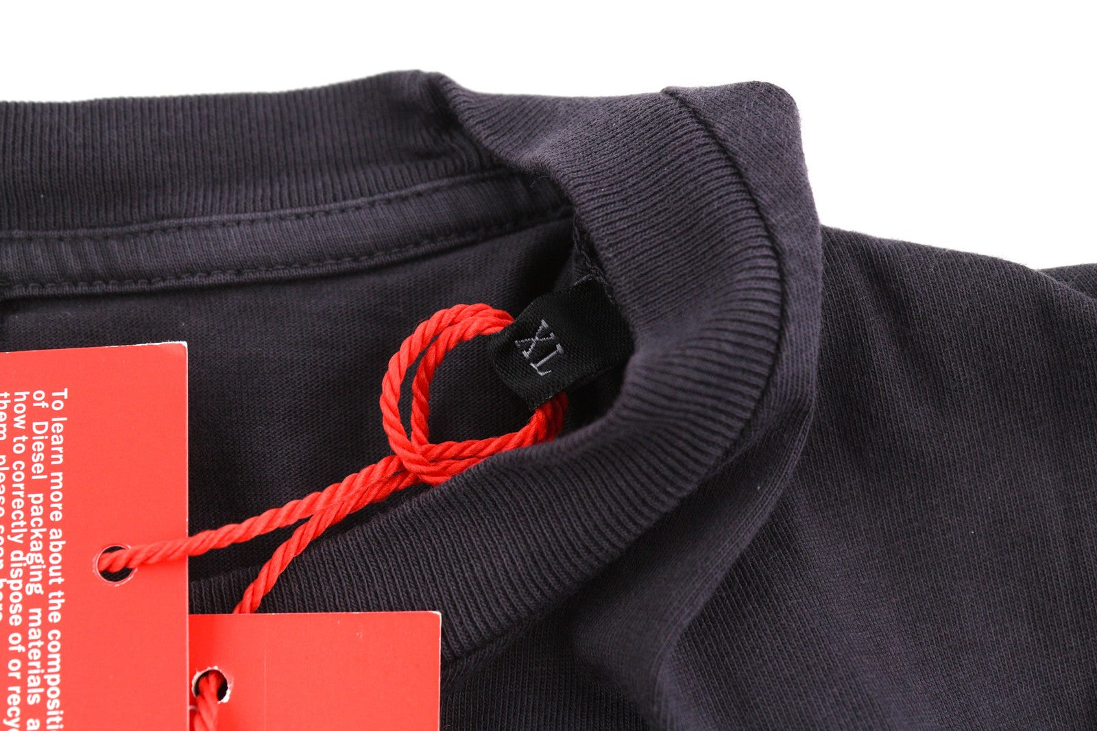 DIESEL T-Diegor-C16 Mens T-Shirt XL Short Sleeve Crew Neck  Black RRP€70