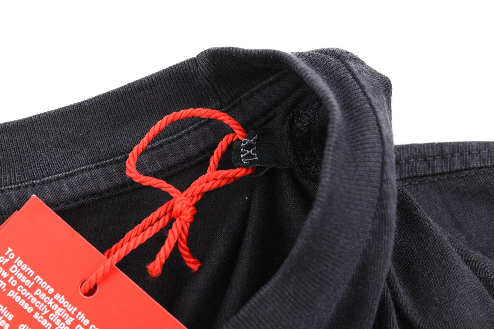 DIESEL T-Diegor-C16 Mens T-Shirt 2XL Short Sleeve Crew Neck  Black RRP€70