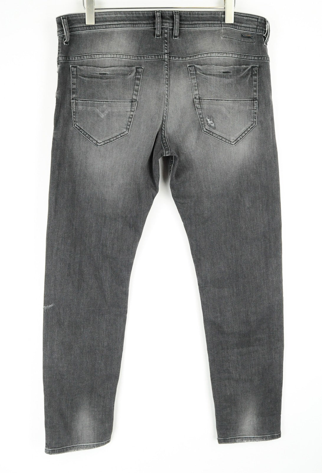 DIESEL Thommer R266U Men Jeans W38/L32 Slim Skinny Washed Grey Denim Jeans