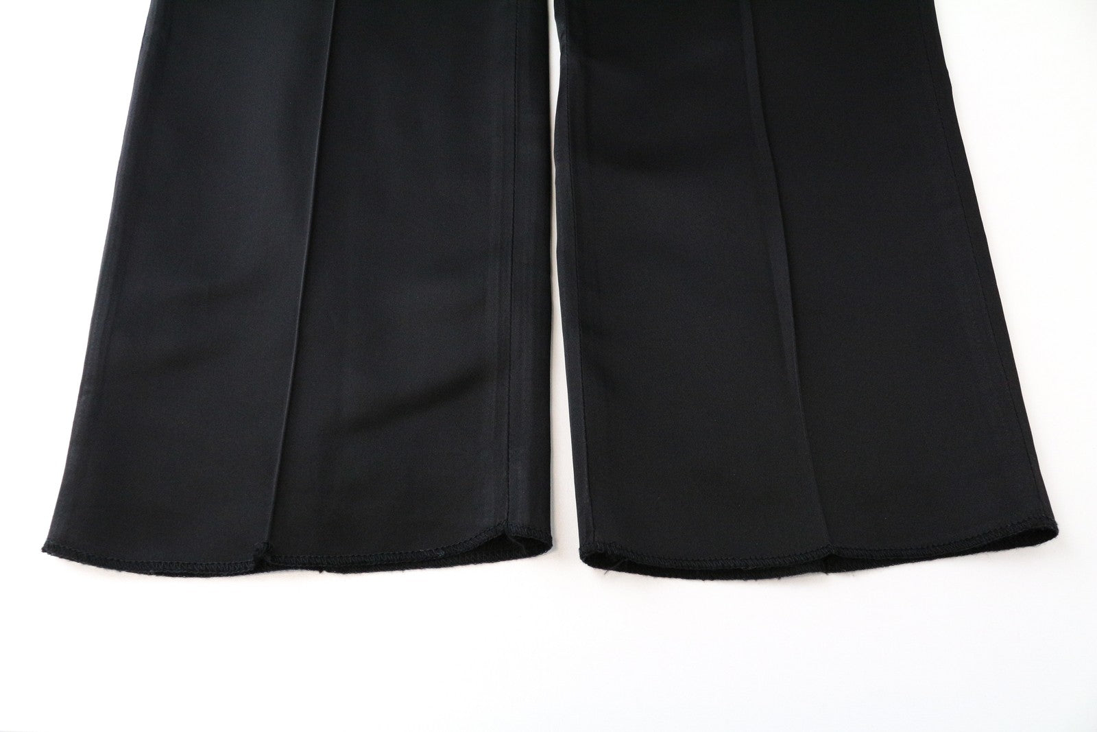 RICHMOND Men's Trousers 48 Slim Fit Black Pleated Zip-Fly Solid Chino Style