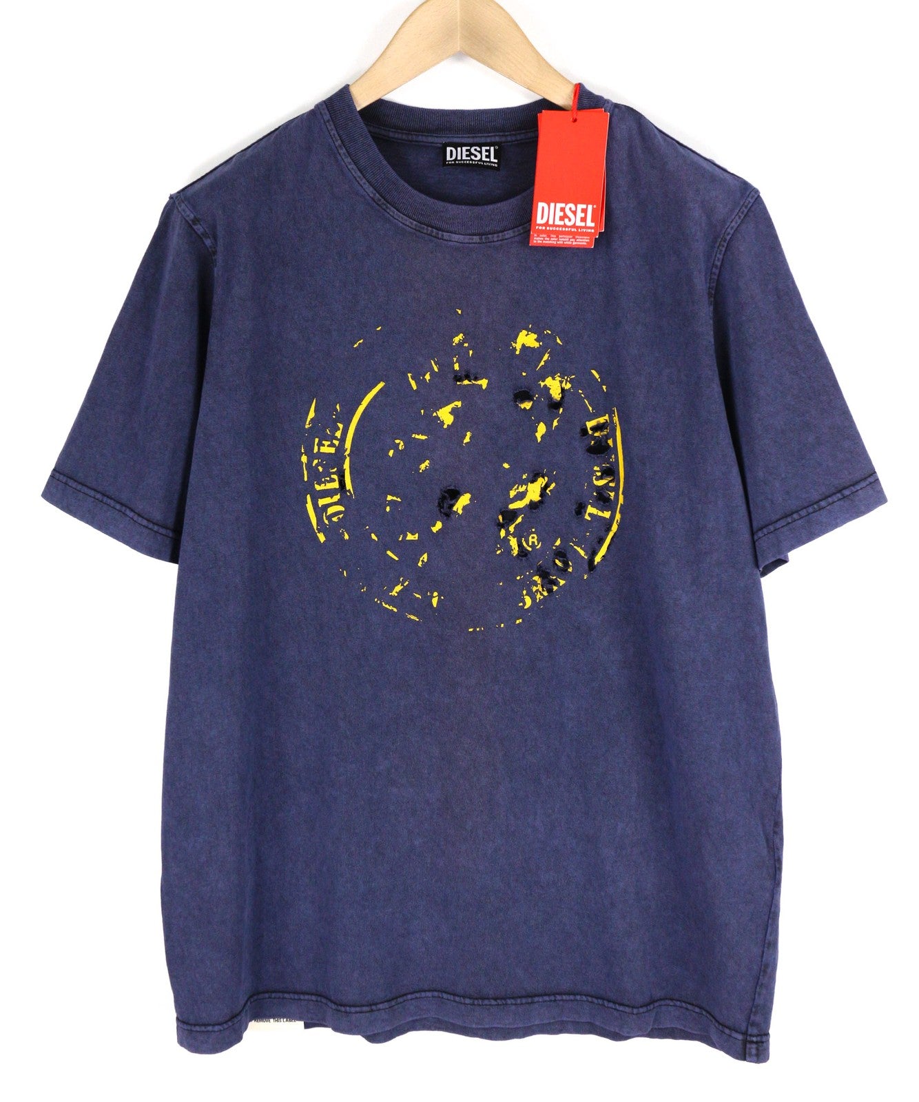 DIESEL T-Just-E30 Mens T-Shirt L Short Sleeve Crew Collar  Tricot Casual