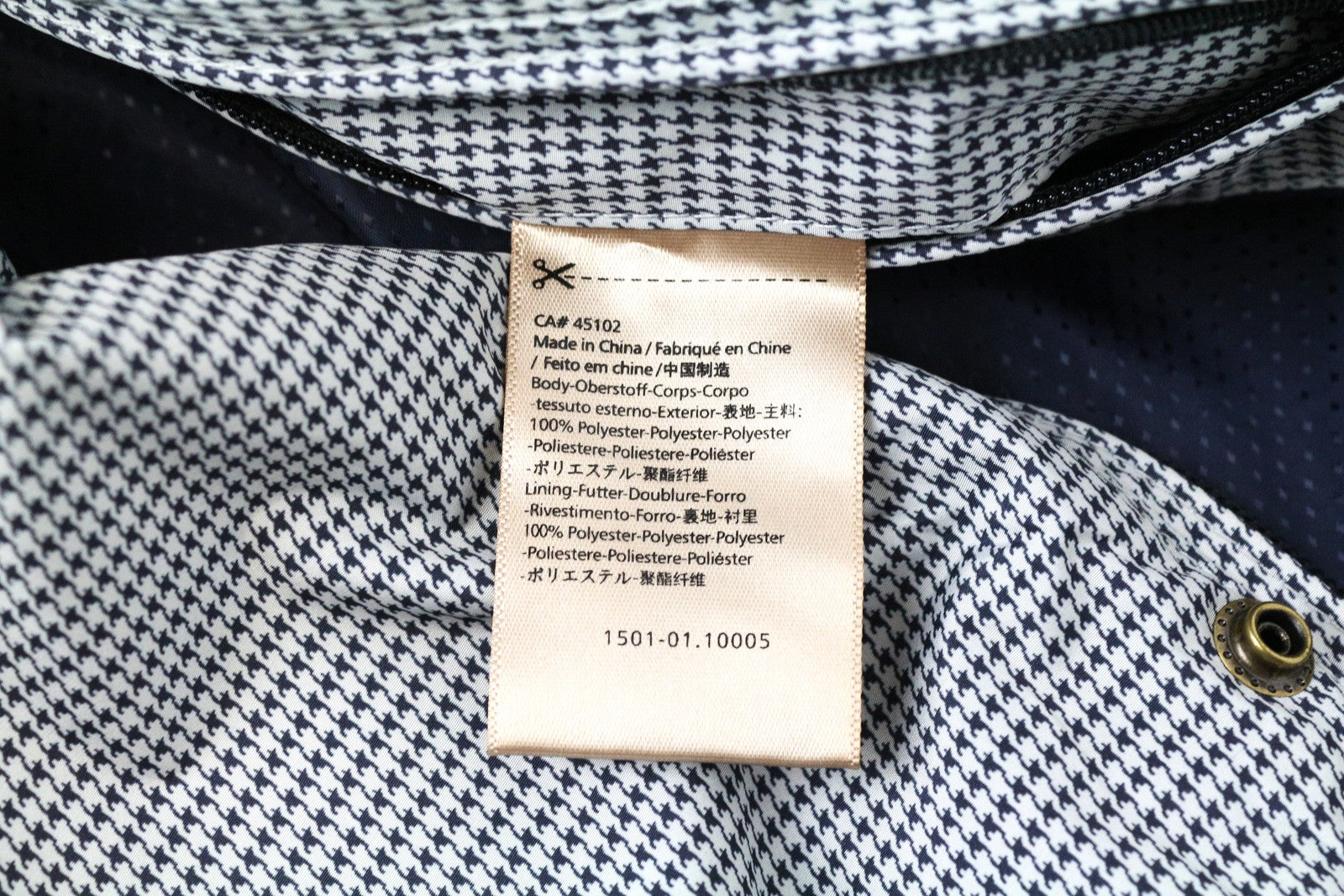 SCOTCH & SODA Men's Jacket 2XL Houndstooth Short Length Lined Casual Patterned