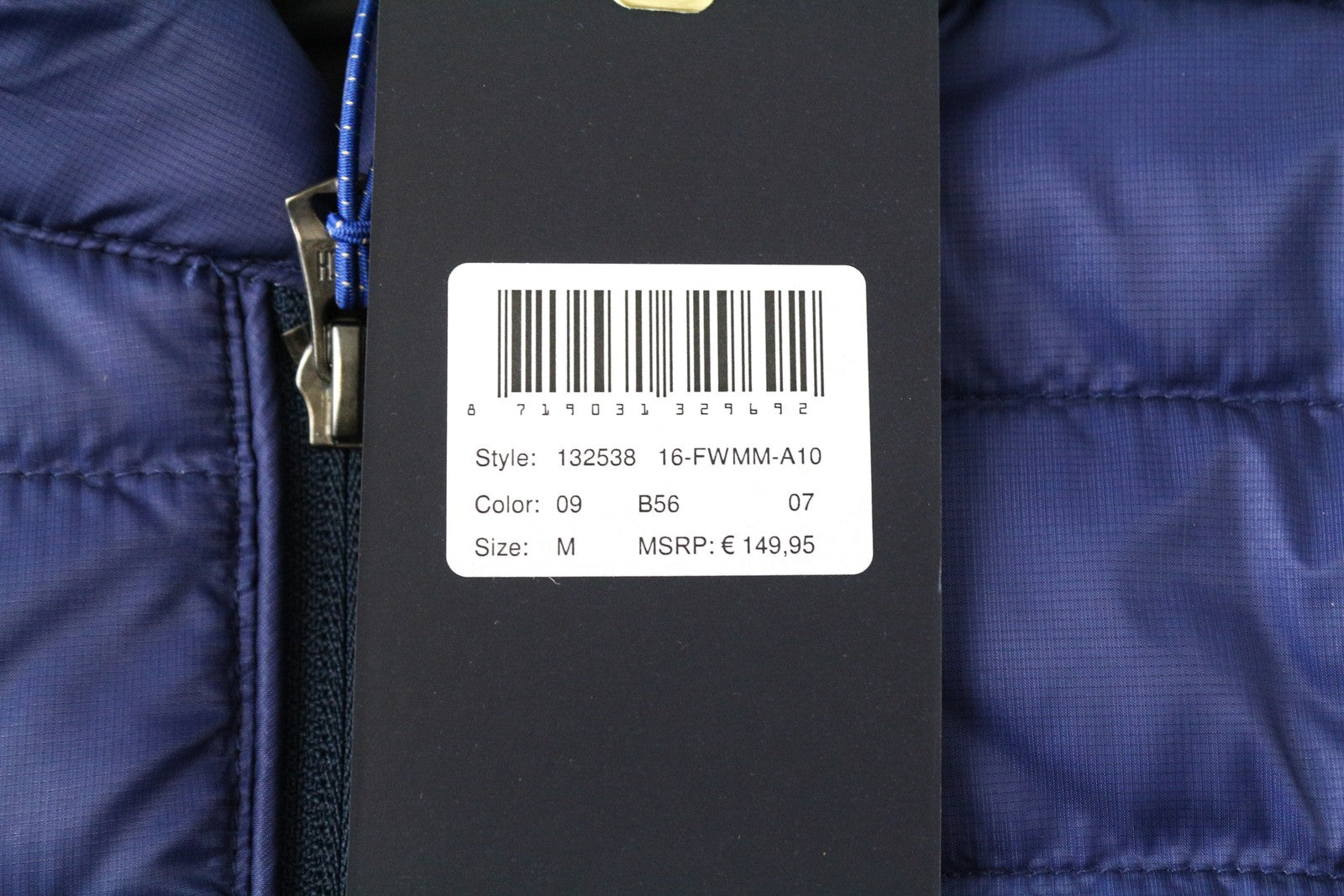 SCOTCH & SODA Men's Jacket MEDIUM Quilted Padded Blue Short Length Casual Lined