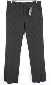 RICHMOND Men's Trousers 48 Striped Chino Styled Straight Fit Zip-Fly Formal